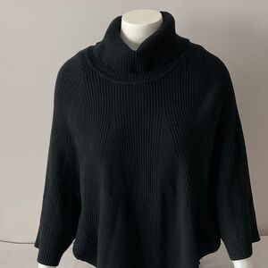 Laura's Turtleneck Poncho Sweater